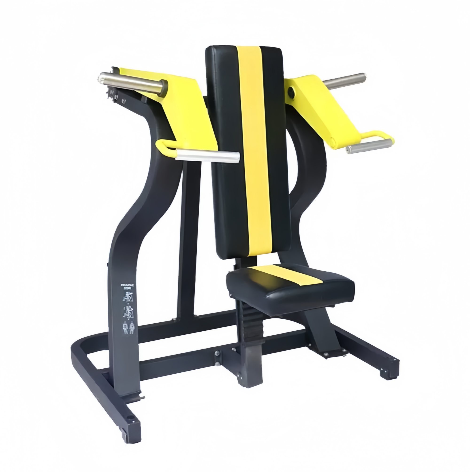Platebelastet skulderpressemaskin