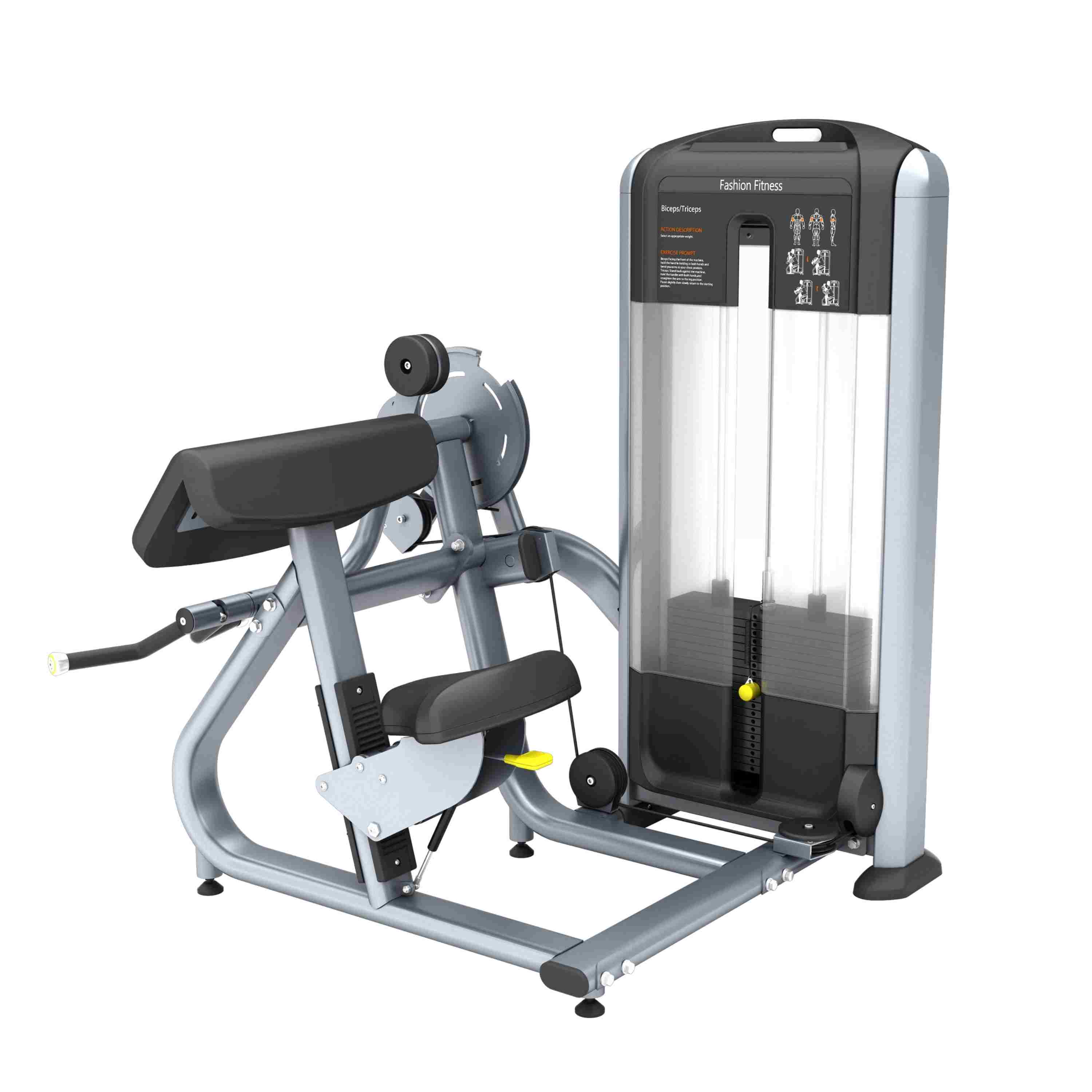Sittende biceps curl maskin